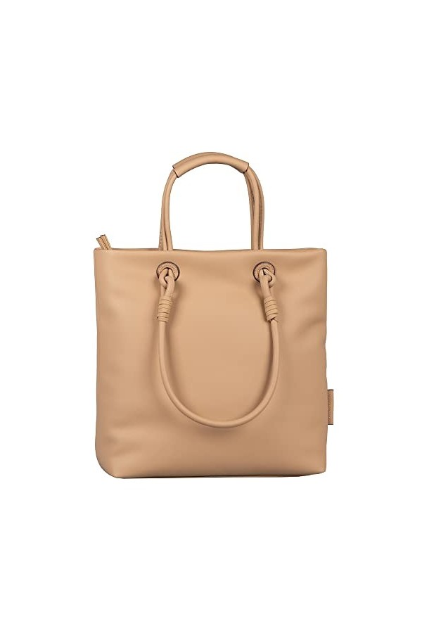 TOM TAILOR Olivia, Shopper pour femme, camel, L, Moderne