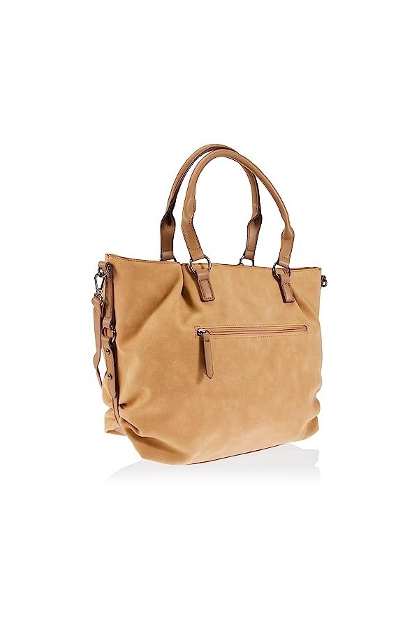 TOM TAILOR Sac à dos Bruna pour femme, camel, L, Moderne