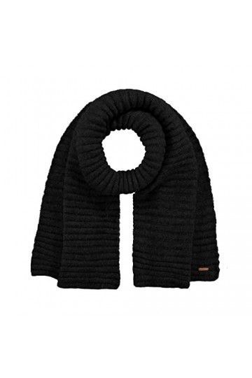 Barts Bayne Scarf Écharpe pour Temps Froid, Black, UNI Femme