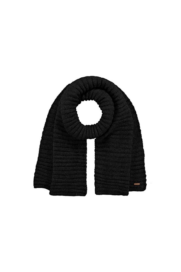 Barts Bayne Scarf Écharpe pour Temps Froid, Black, UNI Femme