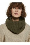 Tom Tailor Écharpe en tricot pour femme - Vert - One Size