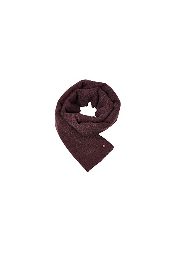 Esprit 992ea1q311 Écharpe Tendance, 600/rouge Bordeaux, Taille Unique Femme