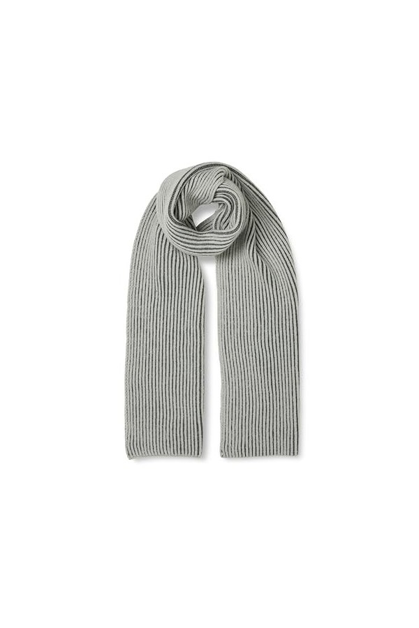 The Drop Écharpe Côtelée pour Femme, Bicolore, Bliss, Rouge-Orange, Taille Unique