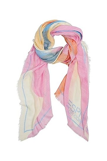 ESPRIT 053EA1Q304 Écharpe Mode, 870/Coral Orange, Taille Unique Femme