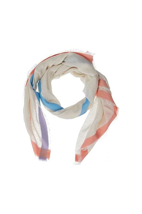 Esprit 052EA1Q302 Écharpe Tendance, 110/OFF White, 1SIZE Femme