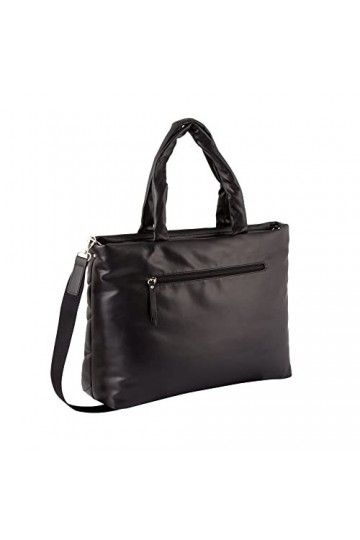 TOM TAILOR Yana Shopper Femme, Noir, L, Moderne