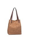 Tom Tailor Sac de transport pour femme Arona Glitter, cognac, L, Moderne