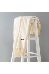Vedomon Mode Unisexe Souple en Cachemire Écharpes et foulards Pashminas Châles Écharpe pour Femmes Hommes Fringe Long Hiver A