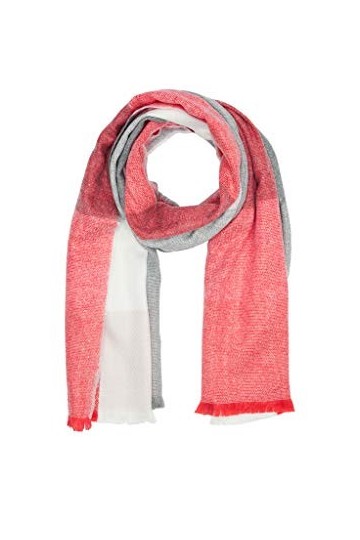 s.Oliver 38.899.91.5803 Echarpe, Gris Gris/Noir à Carreaux 97n1 , Taille Unique Femme