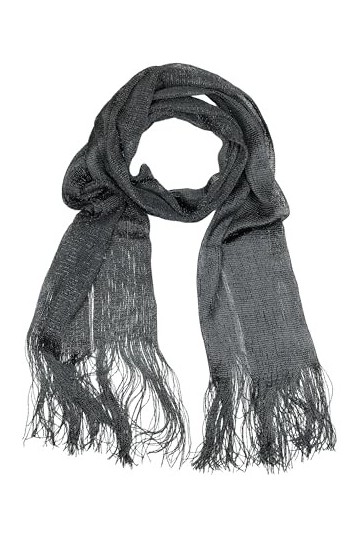 collezione alessandro Maille Écharpe, Noir, Taille Unique Femme