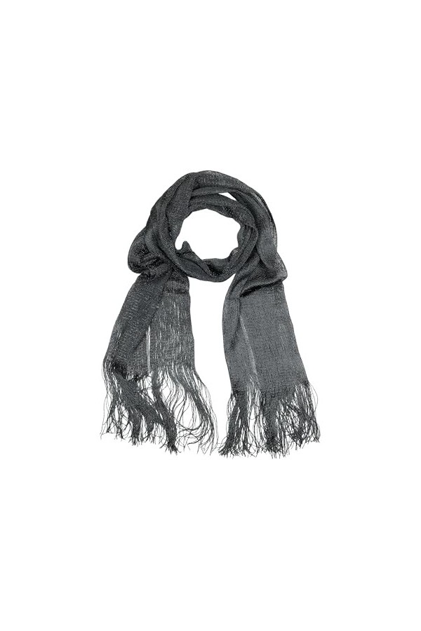 collezione alessandro Maille Écharpe, Noir, Taille Unique Femme