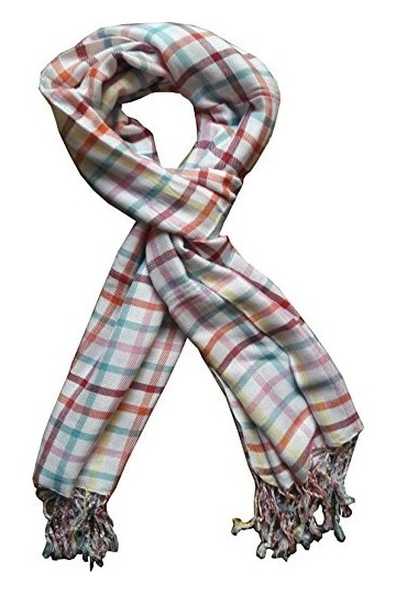 KVR - Écharpe unisexe super douce en tissu polyester à carreaux - Pour homme et femme, Combo-9