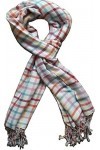 KVR - Écharpe unisexe super douce en tissu polyester à carreaux - Pour homme et femme, Combo-9