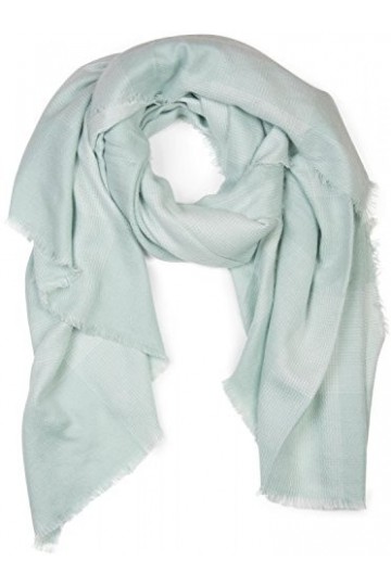 styleBREAKER Grande écharpe XXL couverture avec motif à carreaux, très douce et chaude, unisexe 01018099, couleur:Vert-blanc