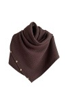 ikasus Femme Hiver Echarpe Ponchos - Chaud Écharpe Pashmina Châle Wrap - Mode Couleur Unie Femmes Couverture Écharpe Cou Écha