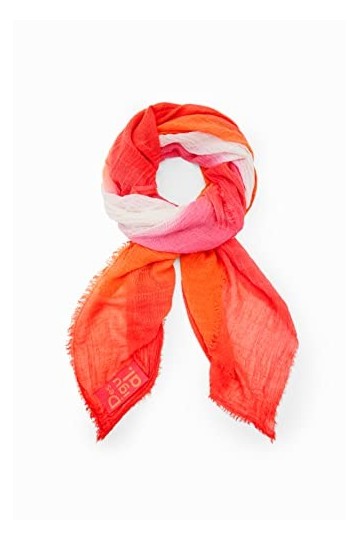 Desigual Fou_Degrade RECTAN 3145 Virtual Pink, Rouge, Taille Unique Femme