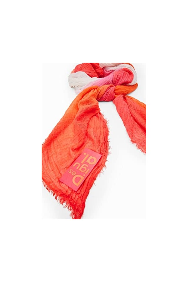 Desigual Fou_Degrade RECTAN 3145 Virtual Pink, Rouge, Taille Unique Femme