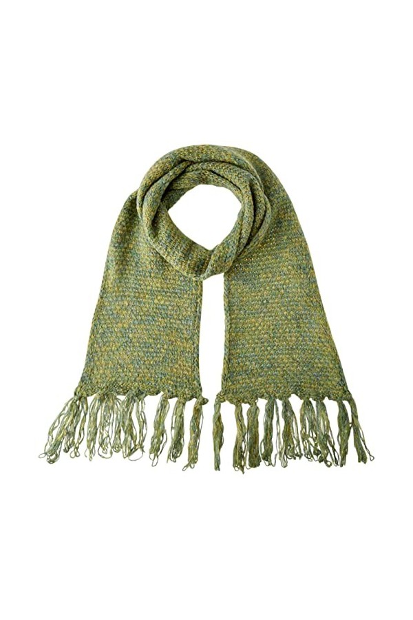 United Colors of Benetton ÉCHARPE TRICOTÉE 1442DU009, Vert grisâtre 927, OS Femme