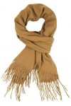 fashionchimp ® Foulard dhiver en cachemire pour femme avec franges décoratives, Rouge hiver, taille unique