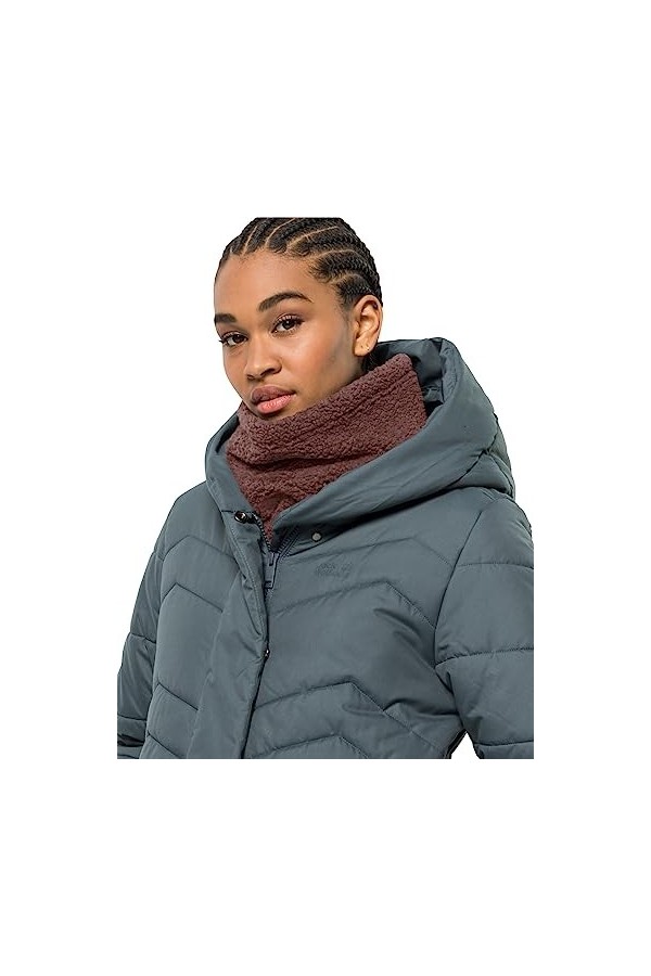 Jack Wolfskin High Curl Loop W Écharpe pour Temps Froid Femme, Framboise, Taille Unique