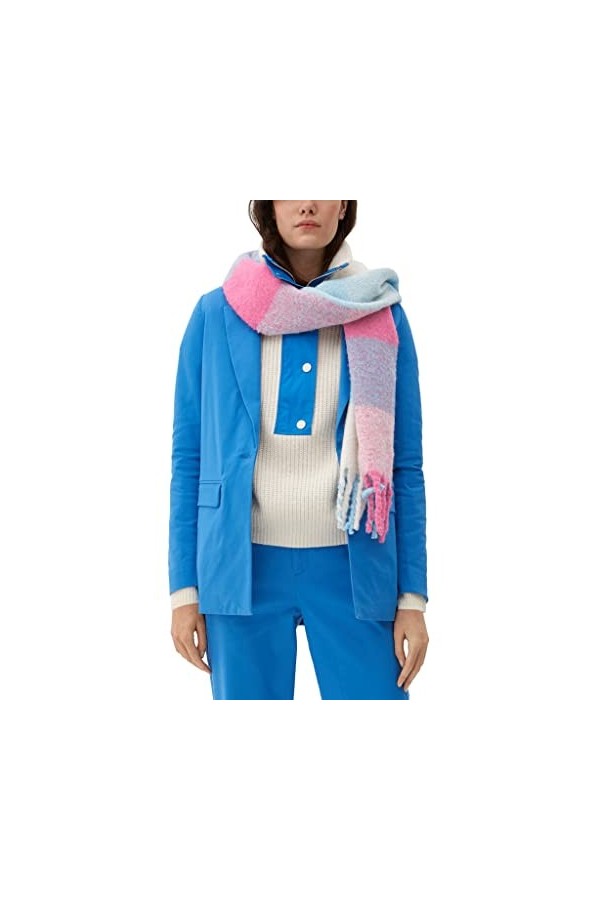s.Oliver Schal Echarpe, Blue, Taille Unique aux Femmes