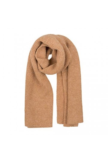 SPARKZ COPENHAGEN Kalista Knit Scarf Écharpe en Tricot, Dark Fudge, Taille Unique Femme