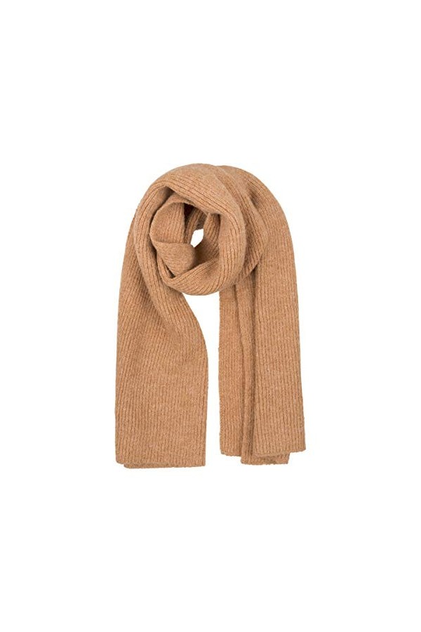 SPARKZ COPENHAGEN Kalista Knit Scarf Écharpe en Tricot, Dark Fudge, Taille Unique Femme