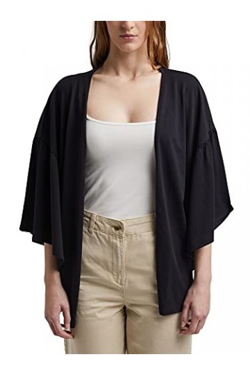 Esprit 021CA1Q302 charpe Tendance, 001/Noir, S Femme