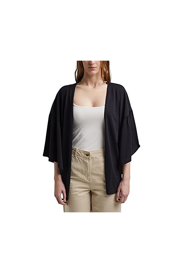 Esprit 021CA1Q302 charpe Tendance, 001/Noir, S Femme