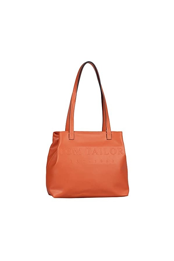 Tom Tailor Renee, Shopper XL Femme, Orange
