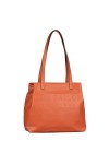 Tom Tailor Renee, Shopper XL Femme, Orange