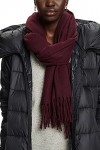 ESPRIT 993ea1q314 écharpe Mode, Aubergine, Taille Unique Femme