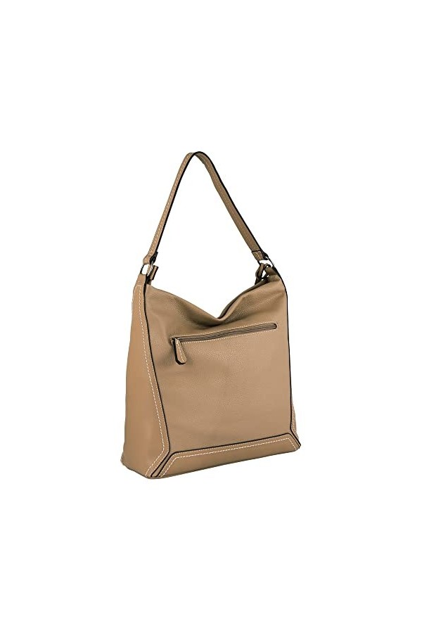Tom Tailor Isa, Sac à bandoulière Femme, Beige, One Size
