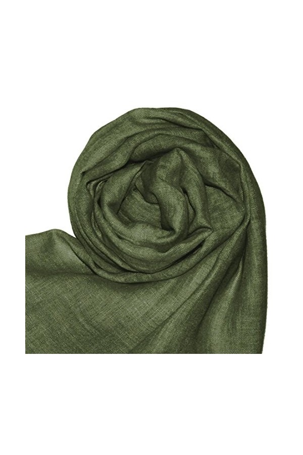 LORENZO CANA - Echarpe - Uni - Femme vert Olive