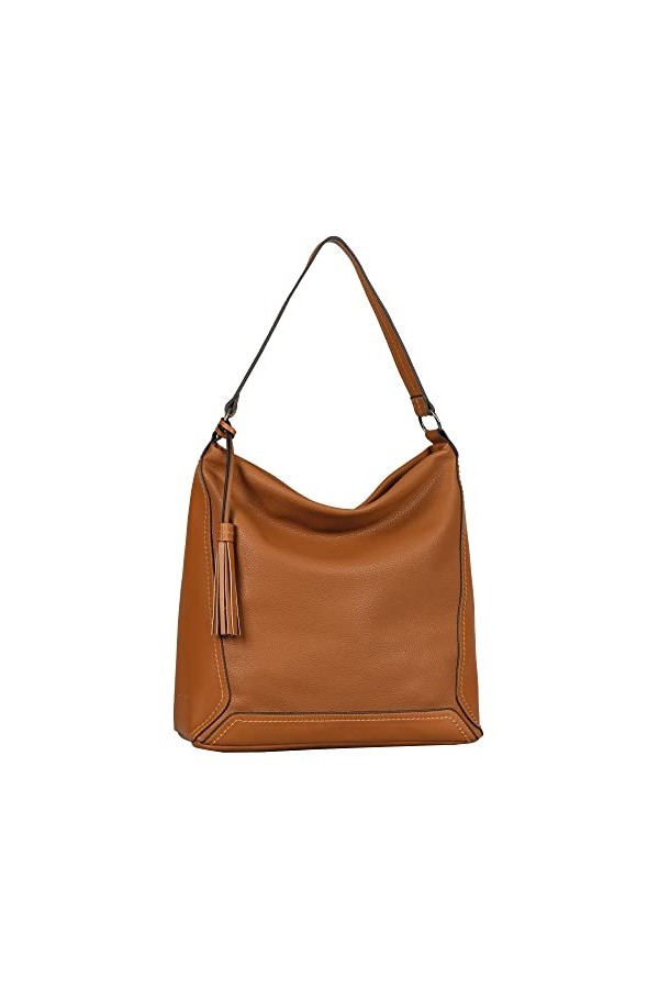 Tom Tailor ISA, Sac à bandoulière Femme, Cognac