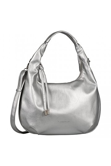 Tom Tailor Martine, Sac bandoulière Femme, Argent Silver 