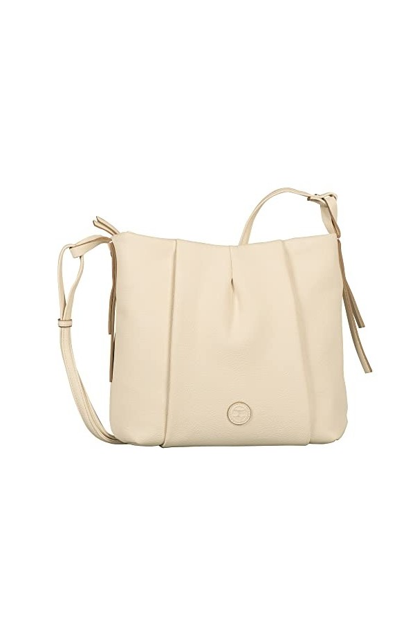 TOM TAILOR Melany, Sac à bandoulière Femme, Ecru, M