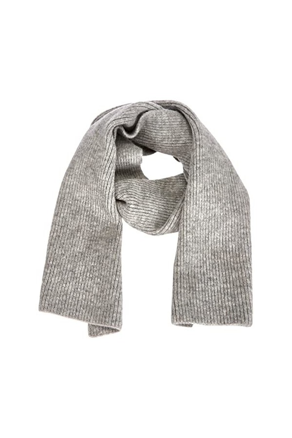 Superdry Studios Luxe Écharpe tricotée, Noir, Taille Unique Femme