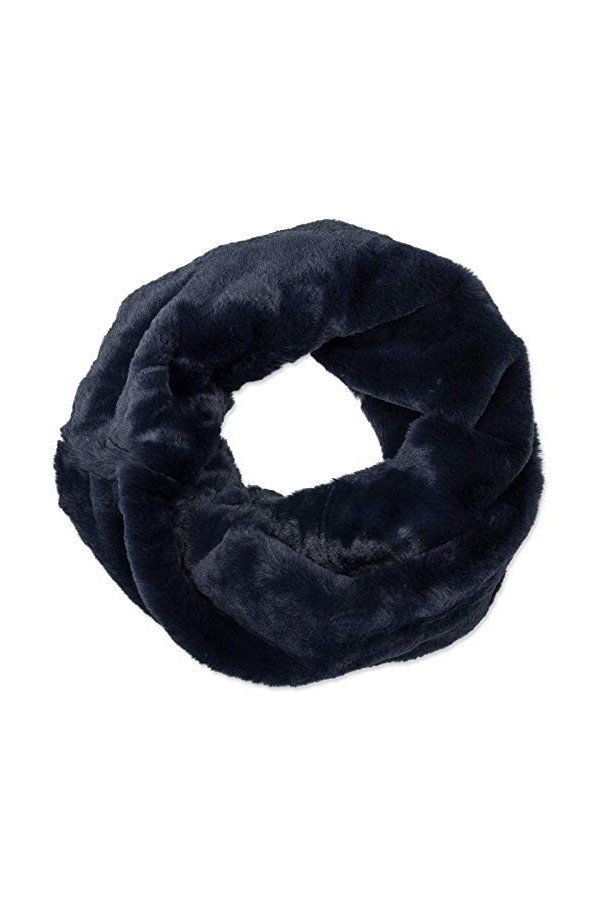 Caspar SC480 Écharpe tube en fausse fourrure bien chaude pour femme, Couleur:vieux rose, Taille:Taille unique