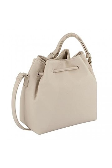 Tom Tailor Camilla, Sac à bandoulière Femme, Blanc cassé