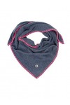 Zwillingsherz Femme DreieckstuchMkKidsHeckelrand901 ApparelHeadNeckCovering, Bleu JeansRose, Taille Unique