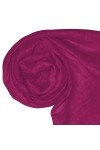Lorenzo Cana Femme Écharpe écharpe écharpe Lin 65&nbsp;x 175&nbsp;cm 100% Lin Rose Rose baie Violet uni Femme Chiffon 93073