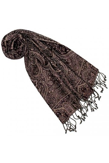 LORENZO CANA - Écharpe en laine mérinos - Agneau paisley - Multicolore - 35 cm x 160 cm