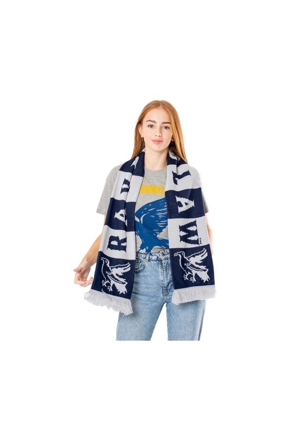 CID Écharpe Harry Potter Serdaigle, Multicolore, Taille Unique Mixte