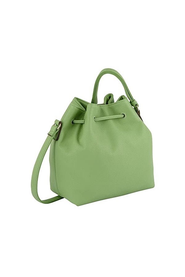 Tom Tailor Camilla, bandoulière Sac Femme, Vert, One Size
