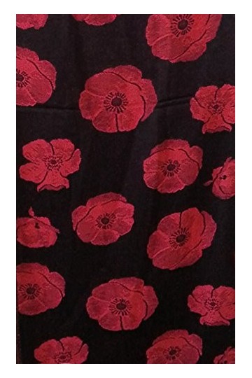 Écharpe pashmaina en viscose douce et chaude, Noir , L