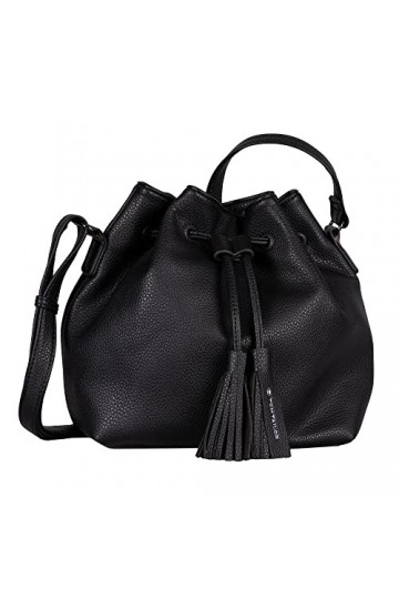 Tom Tailor Camilla, Sac à bandoulière Femme, Noir