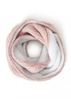 Superdry Gracie Cable Snood Écharpe pour Temps Froid, Candy Pink Tweed, OS Taille Fabricant:OS Femme