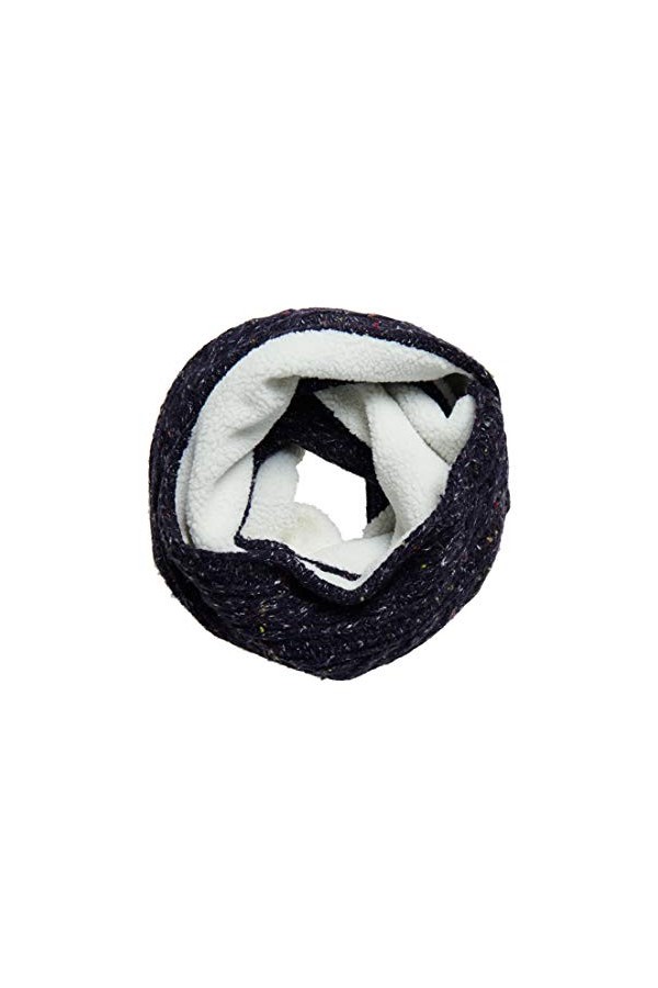 Superdry Gracie Cable Snood Écharpe pour Temps Froid, Candy Pink Tweed, OS Taille Fabricant:OS Femme