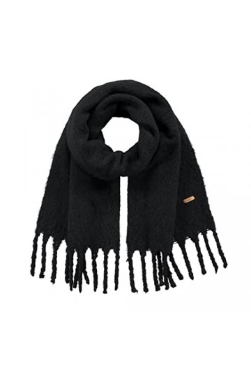 Barts Femme Fyone Scarf Echarpe, Noir, Taille unique EU